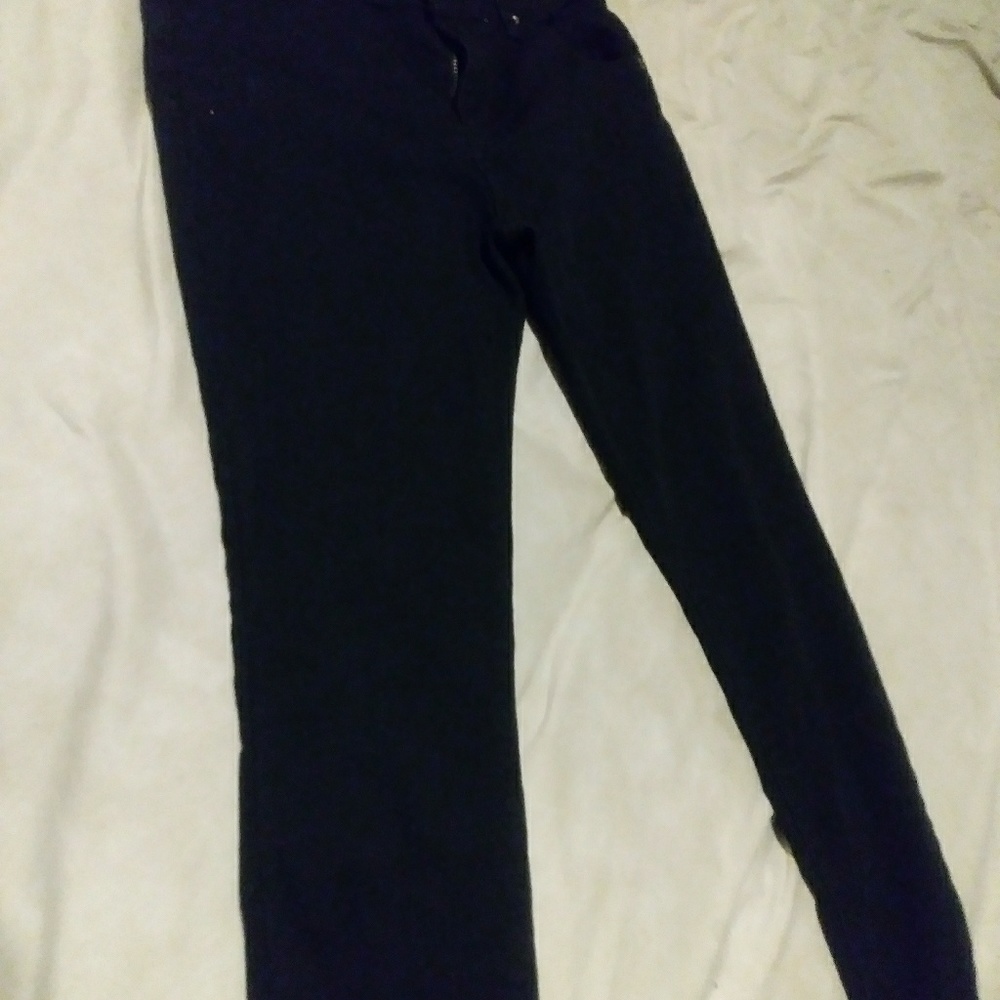 Forever 21 Skinny Coated Jeans